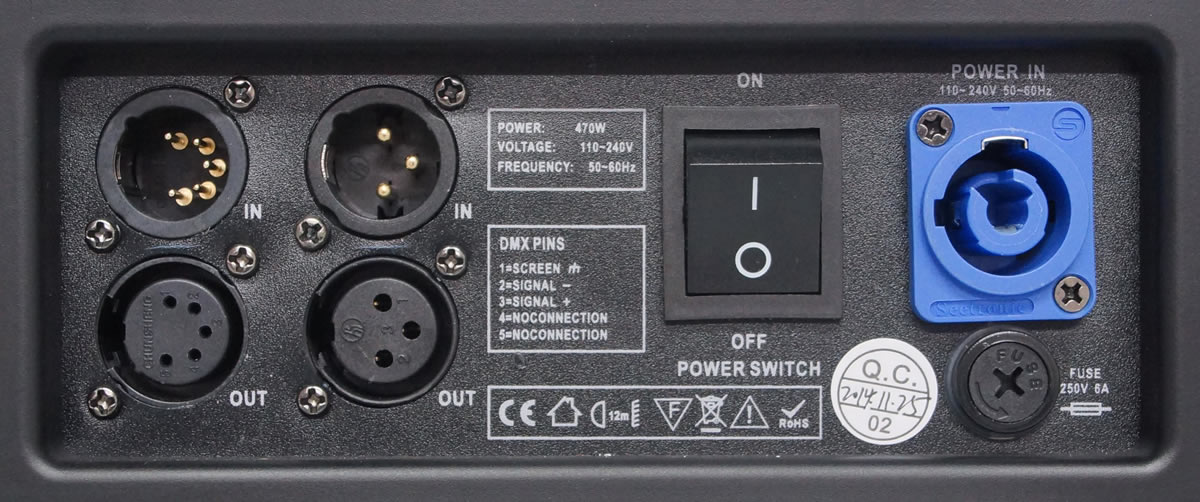 BEAM WS 280 detalle trasera