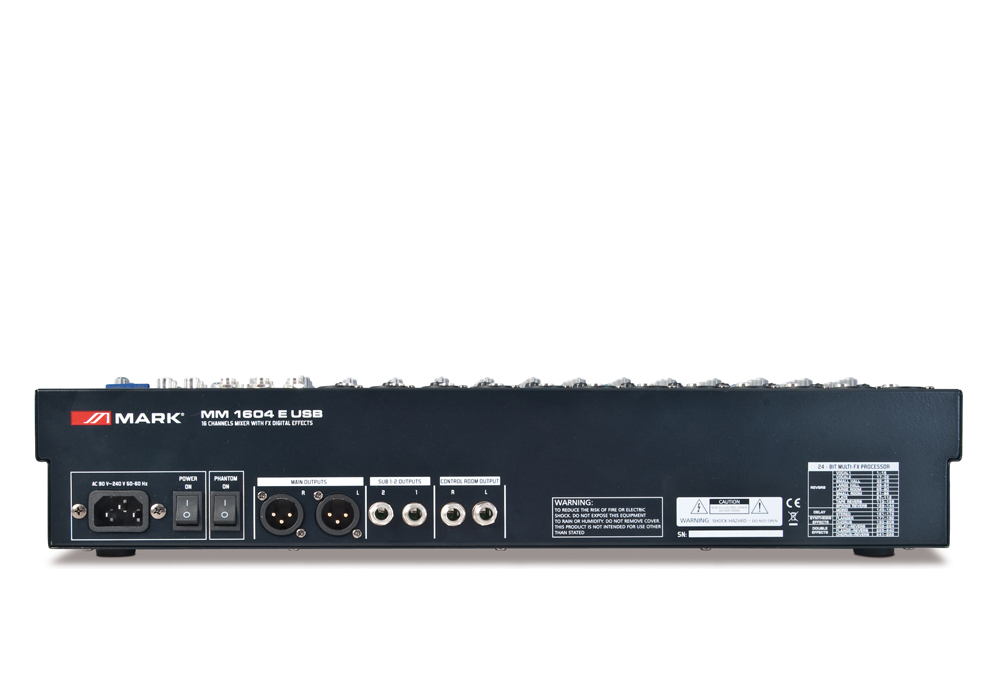 MM 1604 E USB Trasera