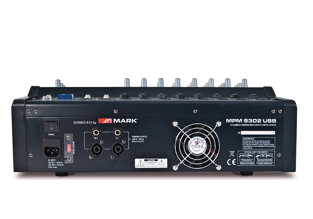 MPM 8302 USB Trasera